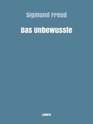 cover image of Das Unbewusste